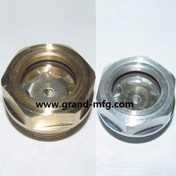 G1 1/2 INCH BRASS OIL LEVEL SIGHT GAUGE VIEW PORT SIGHT GLASS