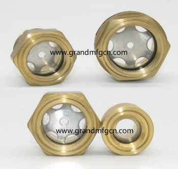 M16x1.5 brass oil level sight glass oil level gauge indicators