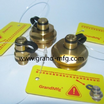 Hexagon Hydraulic cylinders Brass Breather Vent Plugs NPT 1/2 INCH