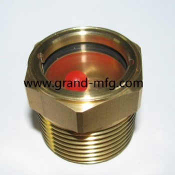 NPT thread 3/4 brass oil level sight gauge oil indicators