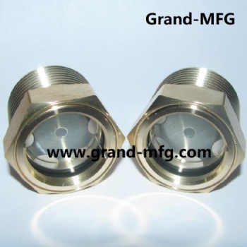 NPT thread 3/4 brass oil level sight gauge oil indicators