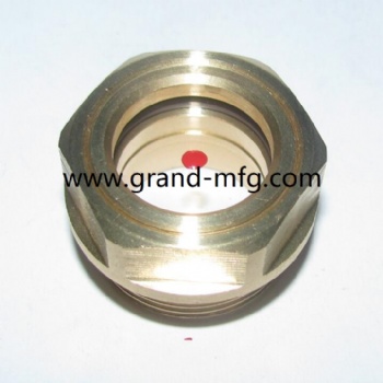 BSP 3/8 brass fluid viewport sight glass oil level sights