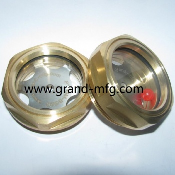 Heavy Tractor Radiator Brass Sight Glass Gauge Plug NPT