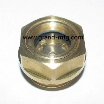 G thread 3/8 inch brass oil level sight gauge indicators Ölschauglas Ölschaugläser