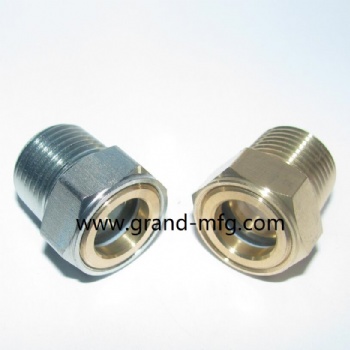 NPT 3/8 GEARBOXES BRASS OIL SIGHT GLASS GAUGE