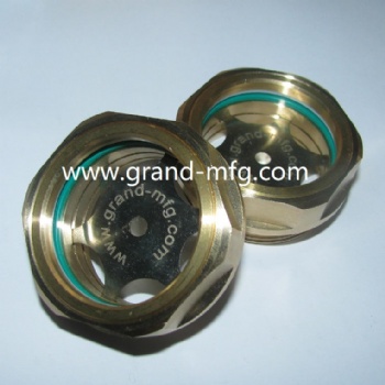 G thread 1/2 brass oil level sight gauge oil indicators