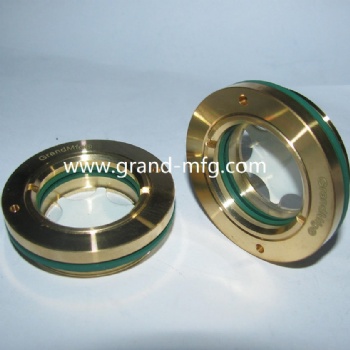 NPT thread BRASS OIL SIGHT GLASS OIL INDICATORS 2 INCH OIL GAUGE