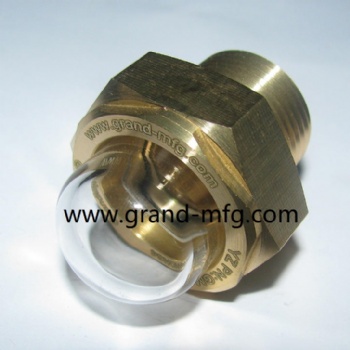 Radiator Surge Tank Coolant Sight Glass Gauge plug NPT