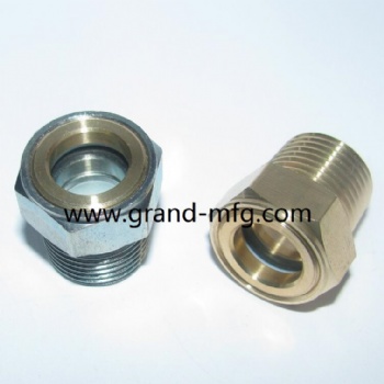GrandMfg® Carbon Steel NPT Digital Dosing Pump Oil Level Sight Glass Plug Manufacturer