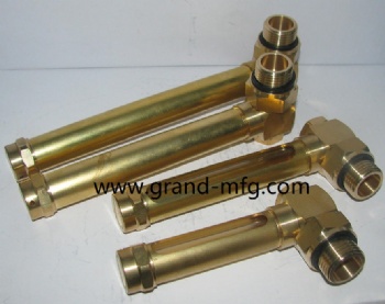 M10x1 Elbow Brass Oil Level Indicator gauge Ölstandsanzeiger